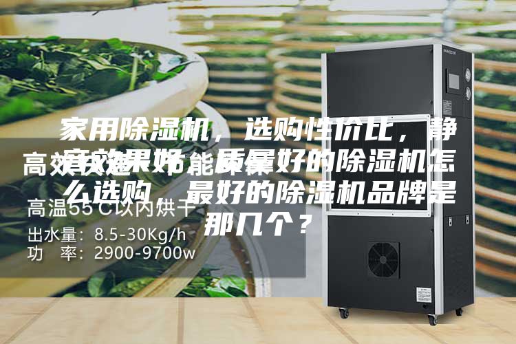 家用除濕機，選購性價比，靜音效果好，質量好的除濕機怎么選購，最好的除濕機品牌是那幾個？